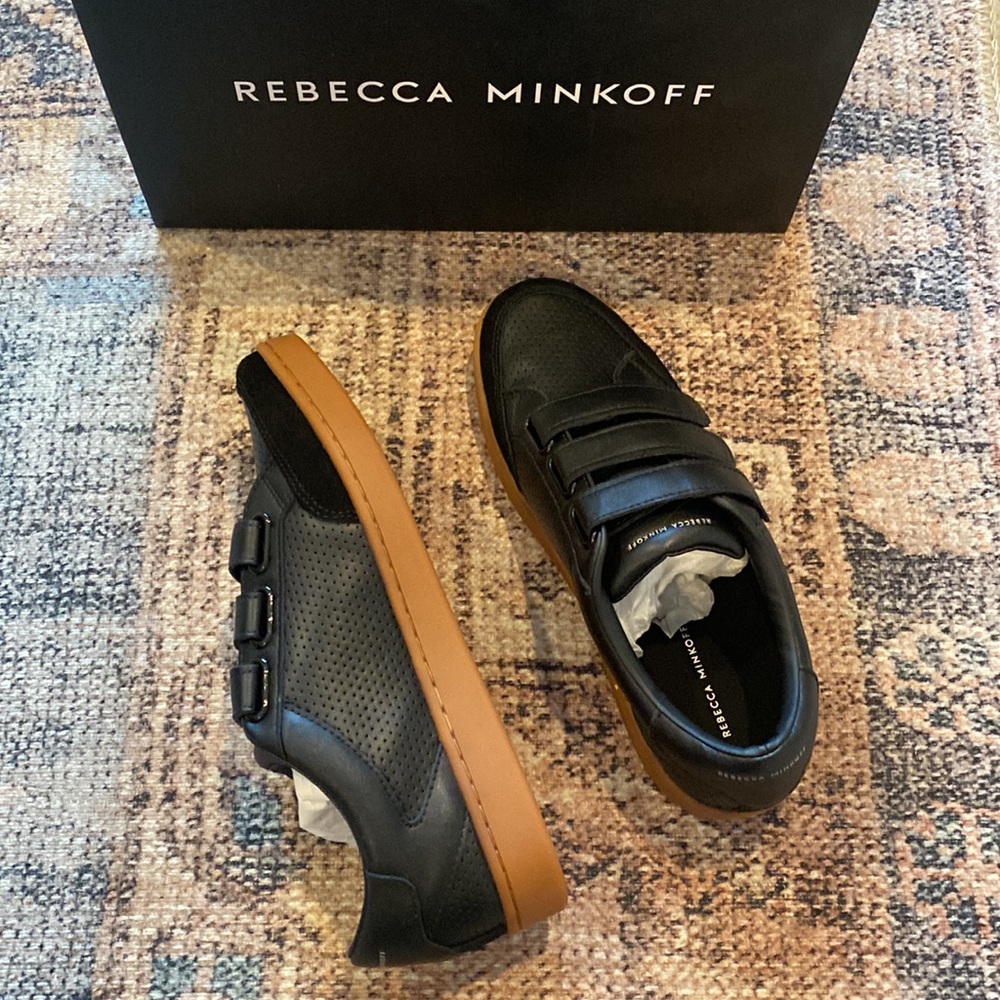 Rebecca Minkoff Women's Low Top Sneaker: RMDEVINSTRAP BLACK